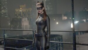 Anne Hathaway como Catwoman em The Dark Knight Rises