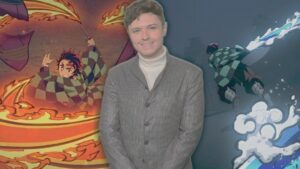 Zach Aguilar como Tanjiro em Demon Slayer