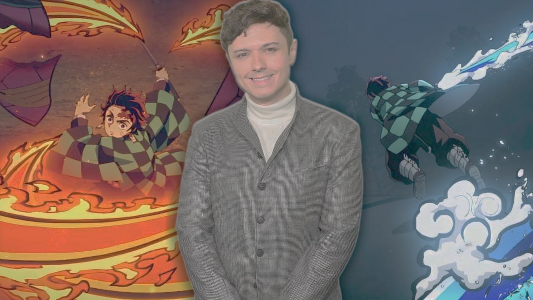 Zach Aguilar como Tanjiro em Demon Slayer