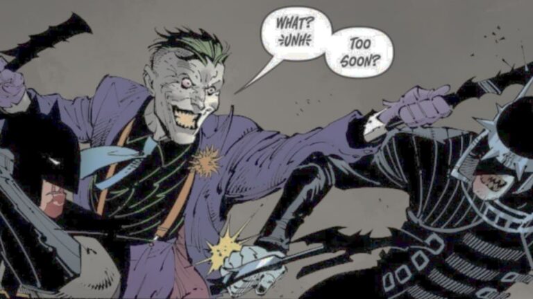 Imagem do Batman Who Laughs em destaque