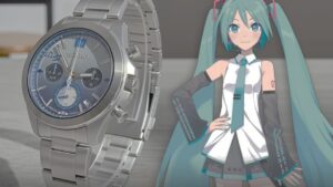 Relógio SEIKO de edição limitada da Hatsune Miku