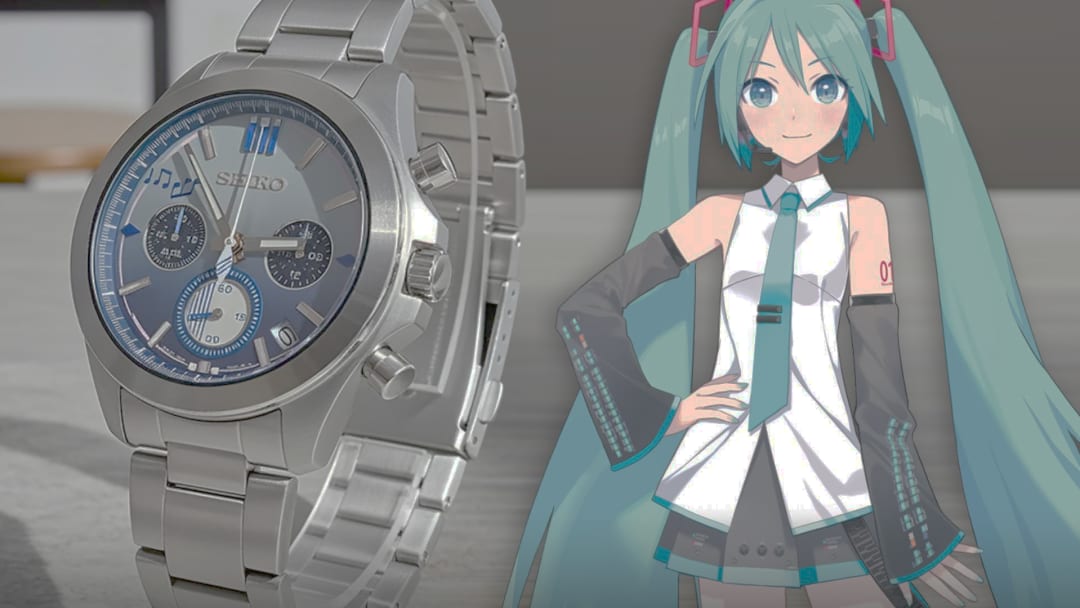 Relógio SEIKO de edição limitada da Hatsune Miku