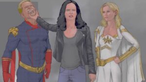 Marvel e DC personagens em crossover com The Boys