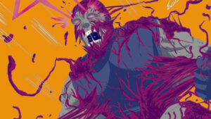 Personagens de quadrinhos se ligando a simbiotes