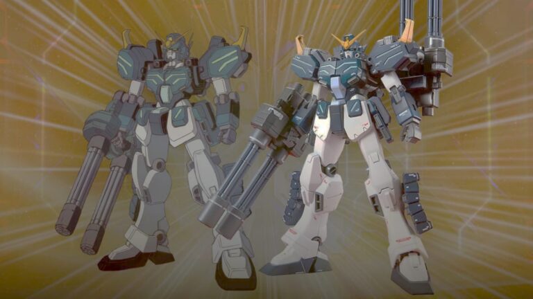 Modelo do Gundam Heavyarms Custom