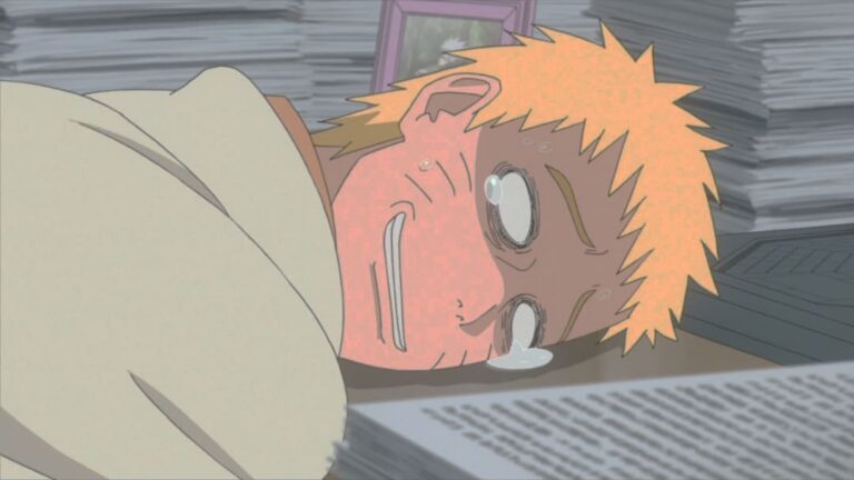 decisões de escrita Naruto