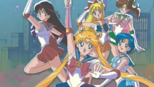 Arte de crossover entre Sailor Moon e Hunter x Hunter