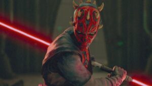 Detalhes sobre o sabre de luz de Darth Maul
