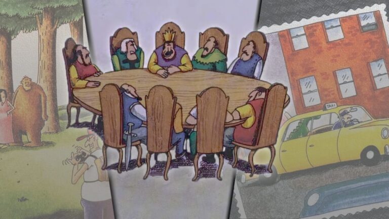 Quadrinhos sobre mitos e lendas em The Far Side de Gary Larson