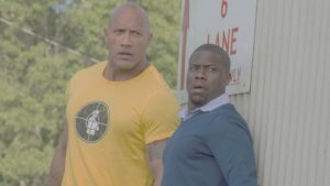 Central Intelligence com Kevin Hart e Dwayne Johnson em destaque