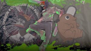 Chainsaw Man coleção edição limitada com Denji, Power e Pochita