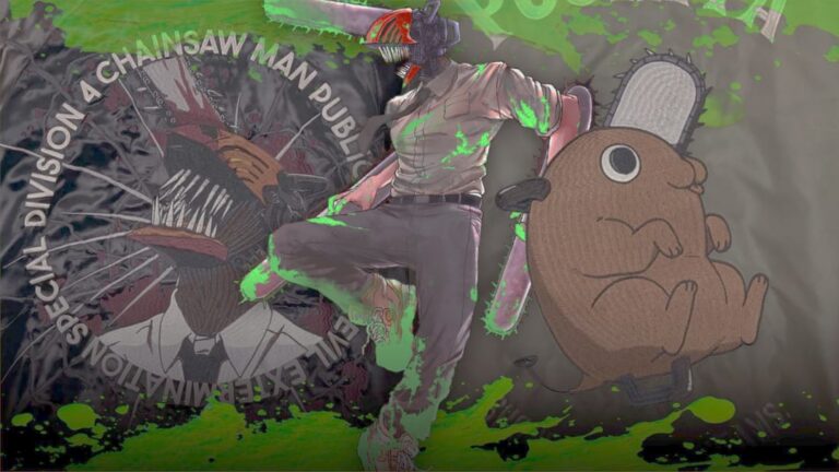 Chainsaw Man coleção edição limitada com Denji, Power e Pochita