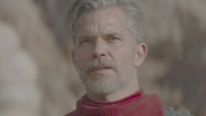 Timothy Olyphant e Pedro Pascal em The Mandalorian