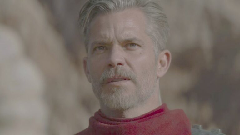 Timothy Olyphant e Pedro Pascal em The Mandalorian