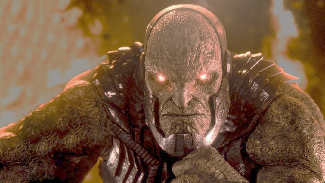 Máscara de arte Justice League Darkseid em escala 1/1