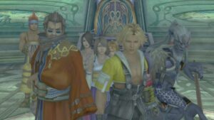 Final Fantasy X 25th anniversary com Tidus e Yuna