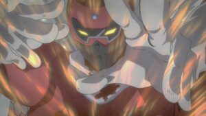 Anime de super-herói em destaque