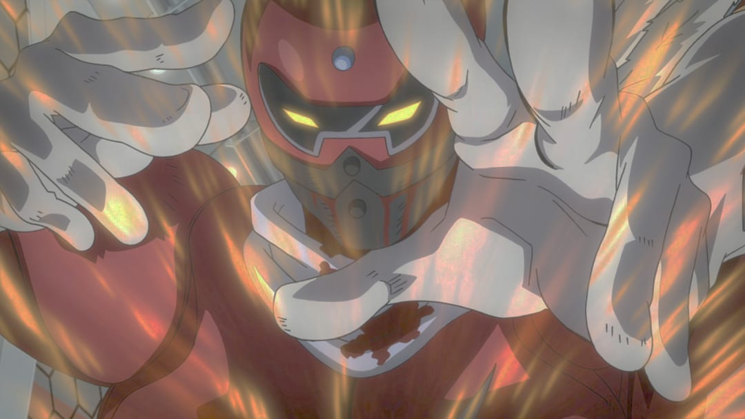 Anime de super-herói em destaque