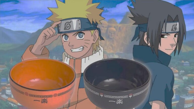 Ichiraku Ramen Naruto com personagens do anime