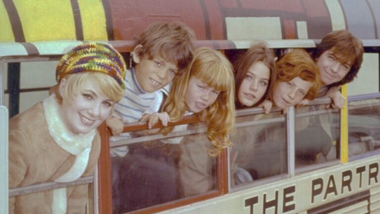 Partridge Family quadrinhos e sua visita a um set de filme