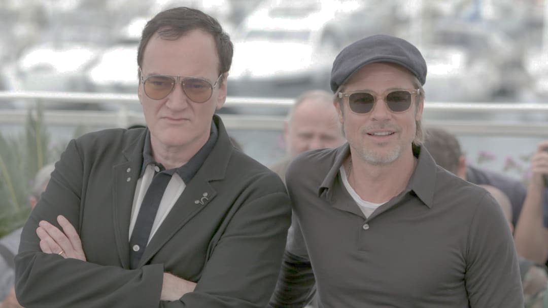 Quentin Tarantino e Brad Pitt em Once Upon a Time... in Hollywood