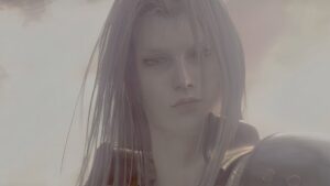Sephiroth Final Fantasy em cena do jogo