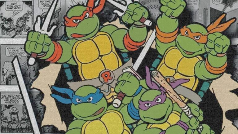 Super Mondo Mega Mutts quadrinhos inspirados nas Tartarugas Ninja