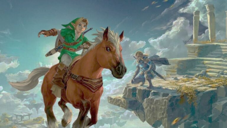 Estátua da Master Sword de The Legend of Zelda