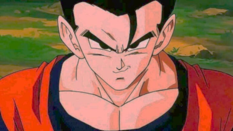 Gohan Dragon Ball em cena marcante da série.