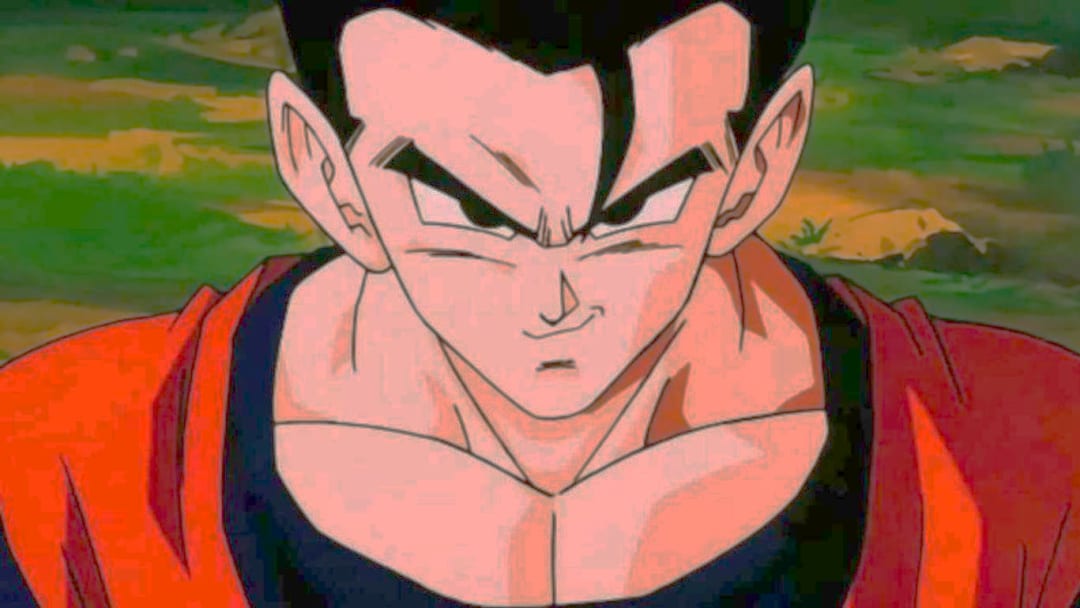 Gohan Dragon Ball em cena marcante da série.