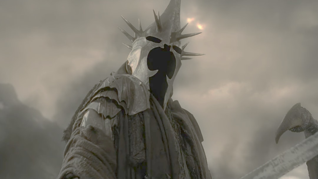 Máscara do Witch-King of Angmar de O Senhor dos Anéis