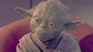 Citação de Yoda em Star Wars sobre emoções e medo
