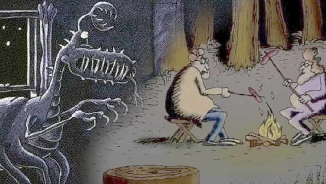 Os quadrinhos de The Far Side trazem humor e elementos assustadores