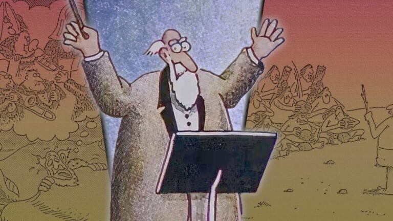 quadrinhos sobre música em The Far Side