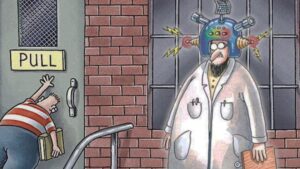 Quadrinhos de The Far Side com humor único e atemporal.