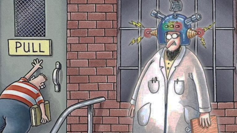Quadrinhos de The Far Side com humor único e atemporal.