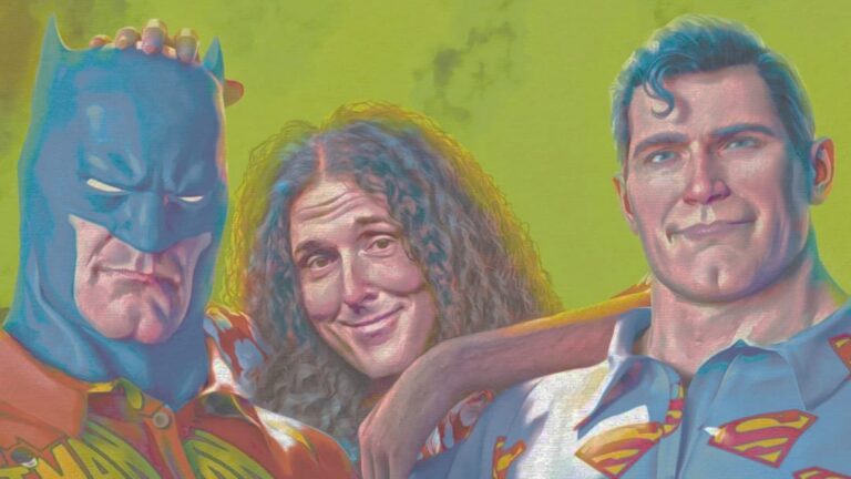 Crossover Batman Superman Weird Al em quadrinhos