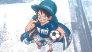 One Piece e Copa do Mundo com Luffy no Samurai Blue