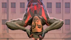 Miles Morales como Homem-Aranha nas HQs