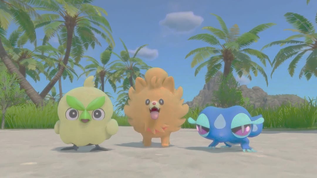 Pokémon Winds e Waves com novos iniciantes e celebrações.