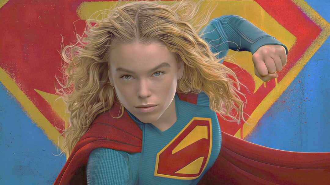 Supergirl filme com traje icônico e jornada emocional