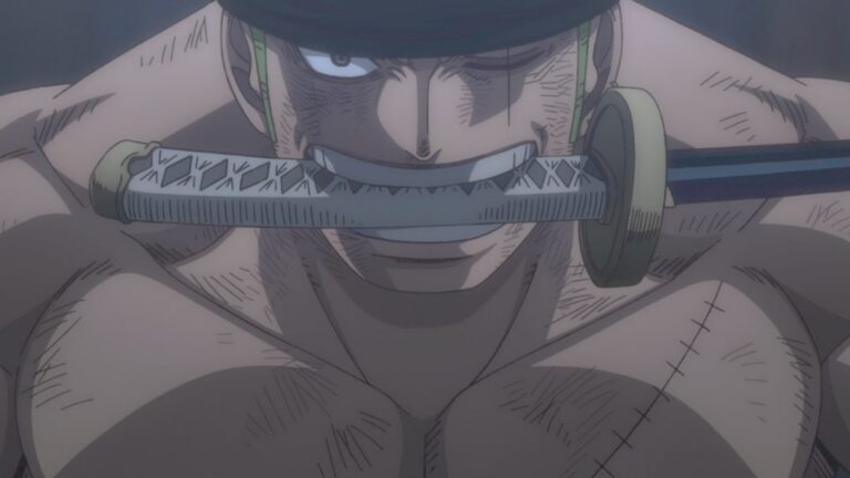 Roronoa Zoro figura detalhada de One Piece