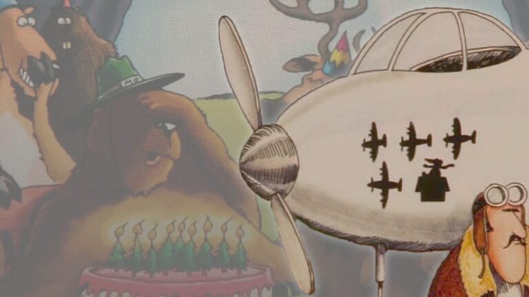 Cameos The Far Side com humor e crítica social