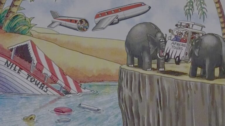 quadrinhos sobre férias em The Far Side