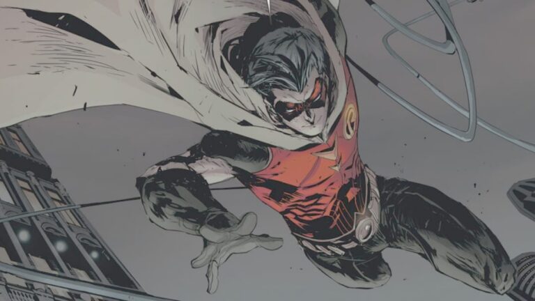 Jason Todd como Red Hood liderando os Teen Titans