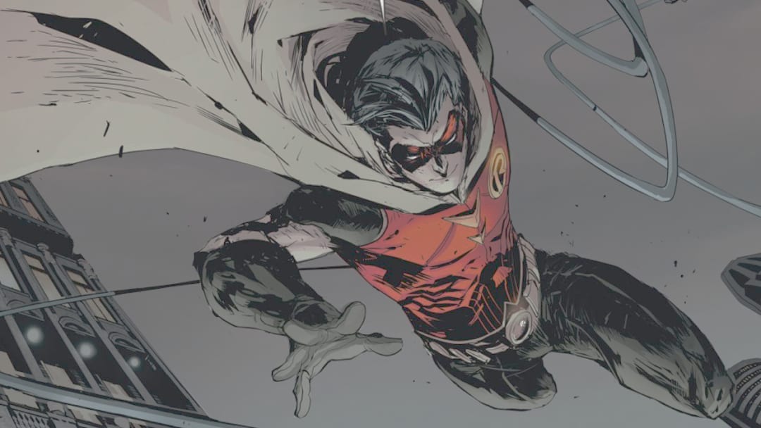 Jason Todd como Red Hood liderando os Teen Titans