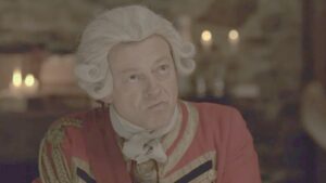 Young Washington em filme de guerra épico