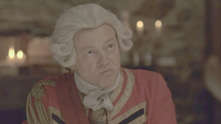 Young Washington em filme de guerra épico