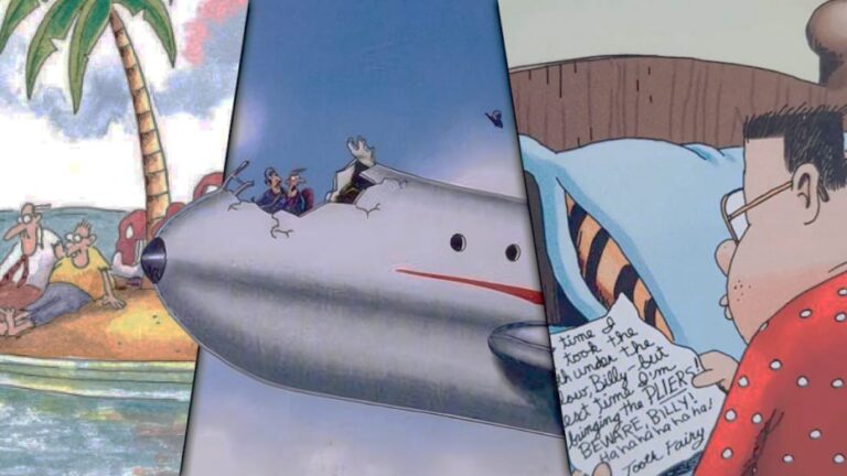 Quadrinhos de The Far Side que fazem seu pai rir