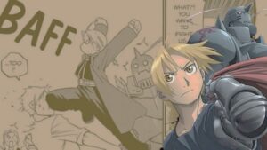 Painéis do mangá Fullmetal Alchemist